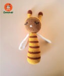 Goofi Crochet Rattle- Honeybee