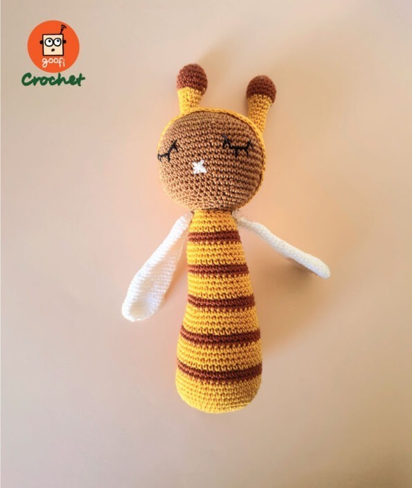 Goofi Crochet Rattle- Honeybee