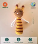 Goofi Crochet Rattle- Honeybee