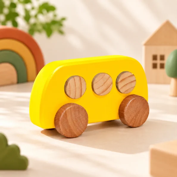 Wooden Wheel Micro Bus | Age 2-10+