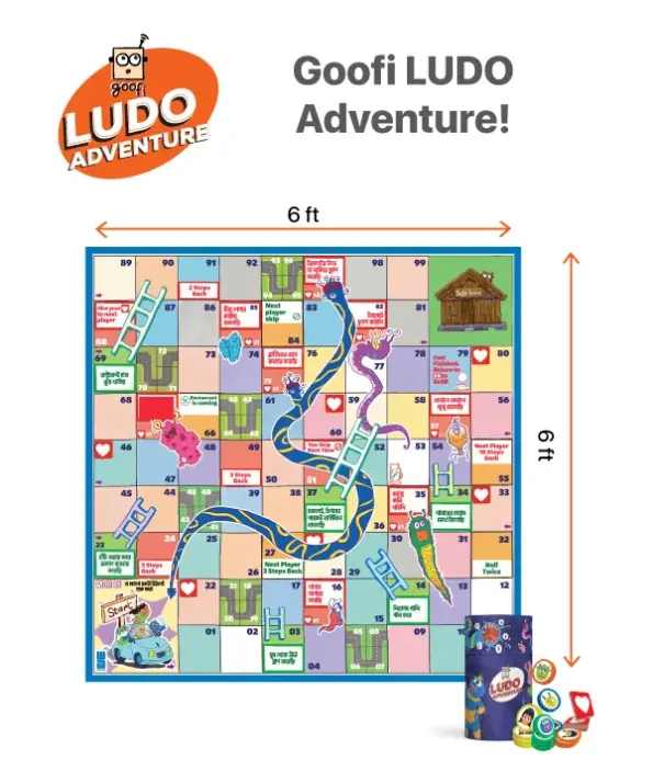 Goofi Ludo Adventure Large | age 6-10+