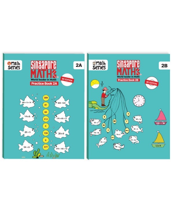 Singapore Math Practice Book Level 2 Full (2A, 2B)